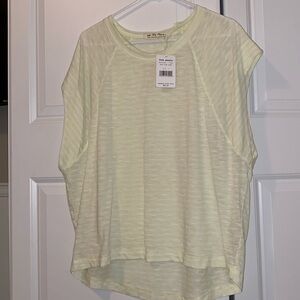 We the Free People Top Neon Lime Small Oversized‎